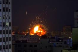 اطلاق صاروخ من غزة على "اشكول" و الاحتلال يشن غارات جوية على القطاع