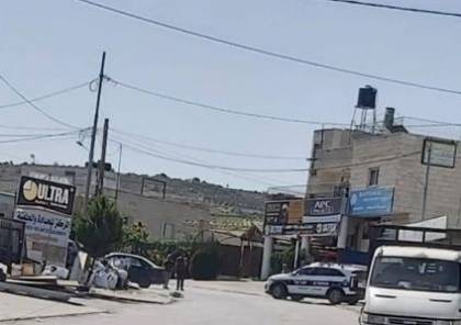 شرطة الاحتلال تحرر مخالفات مرور في حوسان