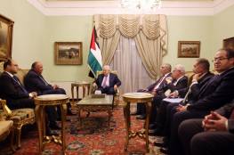 تفاصيل لقاء الرئيس عباس مع وزير الخارجية المصري