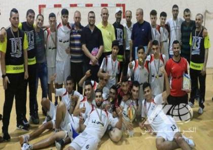 خدمات البريج يتوج بلقب بطولة "القدس لنا" لكرة اليد للشباب