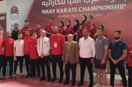 فلسطين تحصد 25 ميدالية في بطولة غرب آسيا للكاراتيه