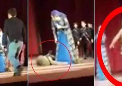 فيديو... لحظة موت راقص شيشاني على المسرح
