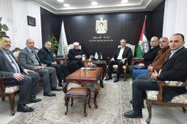 الوزير عساف يستقبل وزير الأوقاف والشؤون الدينية