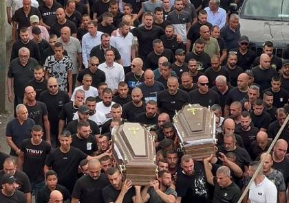 جماهير غفيرة تشيّع ضحايا جريمة القتل الجماعي في يافة الناصرة