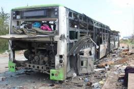 المرصد السوري: ارتفاع عدد قتلى الجيش السوري إلى 37 في تفجير حافلة 
