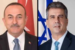 تفاصيل الاتصال الهاتفي بين وزير الخارجية التركي ونظيره الإسرائيلي