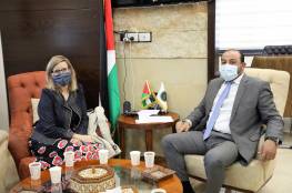 النائب العام يبحث التعاون المشترك مع ممثلة كندا لدى دولة فلسطين