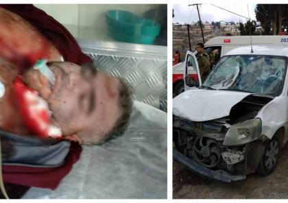 صور: استشهاد شاب و اصابة 3 جنود اسرائيليين بزعم عملية دهس على مفرق "عتصيون"