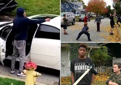أمريكي يطلق النار على أطفال يلعبون كرة السلة... فيديو
