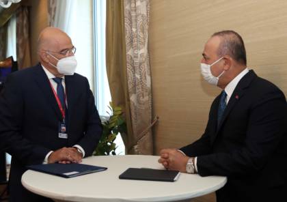 وزيرا خارجية تركيا واليونان يلتقيان للمرة الاولي لبحث قضايا اقليمية وثنائية 