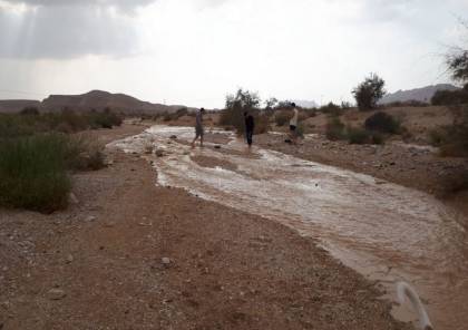 فيضانات في وادي عربة