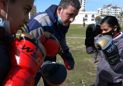 فتيات من غزة يقتحمن رياضة الملاكمة