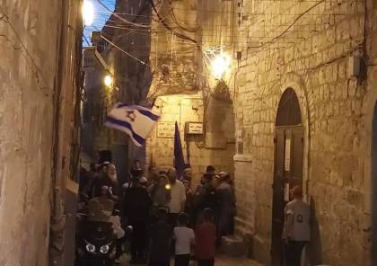 مسيرة استفزازية للمستوطنين في القدس القديمة