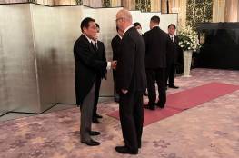  الحمد الله يشارك في جنازة رئيس الوزراء الياباني السابق