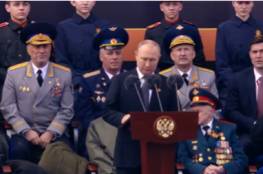 بوتين في عيد النصر: الجيش الروسي يقاتل في أوكرانيا من أجل شعب دونباس وأمن الوطن