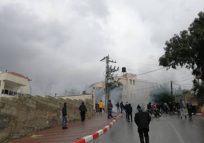 اندلاع مواجهات مع قوات الاحتلال في بلدة الخضر