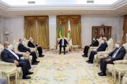 تفاصيل اجتماع هنية مع الرئيس الموريتاني محمد ولد الشيخ الغزواني