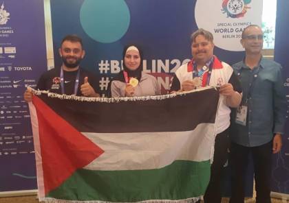 11 ميدالية حصيلة نجوم وأبطال فلسطين بالأولمبياد الخاص برلين 2023