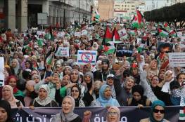 آلاف المغاربة يطالبون بوقف حرب غزة