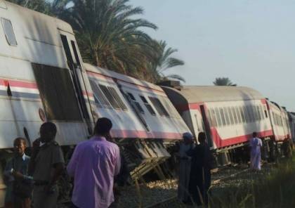 مصر: 24 مُصابا إثر خروج قطار عن مساره
