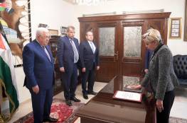 سلام الزواوي تؤدي اليمين القانونية أمام الرئيس سفيرة لدولة فلسطين لدى إيران