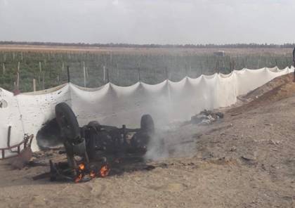 طائرات الاحتلال الاسرائيلي تقصف دراجة نارية شرق رفح دون اصابات 