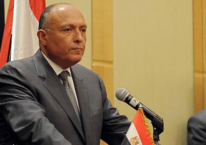 وزير الخارجية المصري: حل الدولتين في فلسطين وسيلة لإنهاء الصراع في الشرق الأوسط