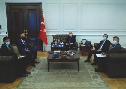 مصطفى يبحث مع مسؤول تركي العلاقات الثنائية بين البلدين