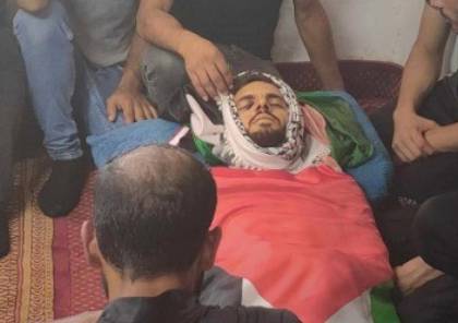 تشييع جثمان الشهيد عبد الرحيم غنام في طوباس