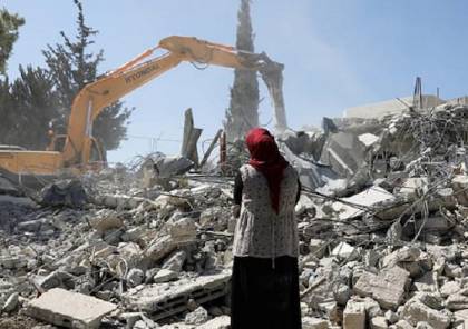 "عير عميم": الاحتلال سجل رقماً قياسياً جديداً في عدد المنازل التي هدمها في القدس