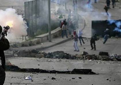 إصابات بالاختناق خلال مواجهات مع الاحتلال في برقة