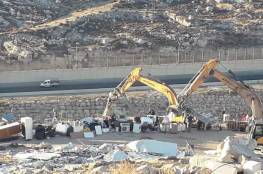 الاحتلال يهدم 7 منشآت شرق القدس 