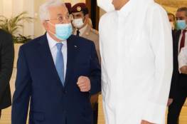 أمير قطر يغرد حول القضية الفلسطينية بعد لقائه عباس