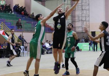 جدول ترتيب دوري السلة في غزة