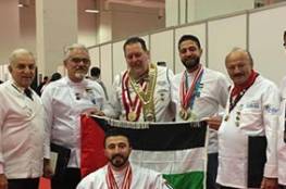 فلسطين تحصد 13 ميدالية ذهبية في مسابقة عالمية للطهي باسطنبول 