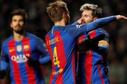 ميسي يقود برشلونة لثمن نهائي دوري أبطال أوروبا