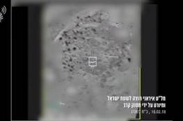 مكثت دقيقة ونصف في أجواء فلسطين.. فيديو : الاحتلال يسقط طائرة ايرانية بدون طيار