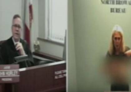 فيديو: كيف تعامل قاض أمريكي مع فتاة تعرت أمامه لإظهار أدلة ضرب الشرطة
