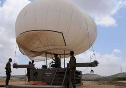 جيش الاحتلال يعثر على منطاد مراقبة بعد ان فقد قرب حدود غزة