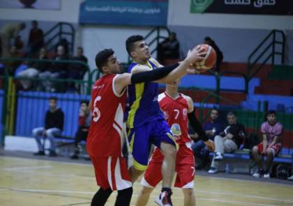 المغازي يعبر شباب البريج وغزة الرياضي يتفوق على جمعية الشبان في دوري السلة 