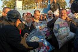 تسيير قافلة مساعدات  اردنية إلى قطاع غزة