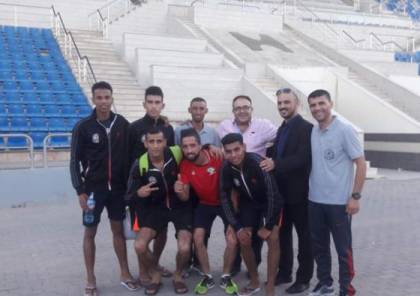 منتخب فلسطين القوى يصل عمان للمشاركة في بطولة غرب آسيا