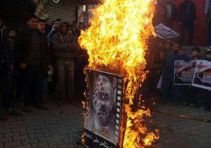 فتح: حرق صور الرئيس بغزة لن يُنير للمواطنين بيوتهم