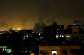 آثار القصف الإسرائيلي على غزة فجر اليوم