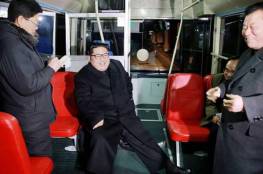 زعيم كوريا الشمالية في الحافلة ليلا!