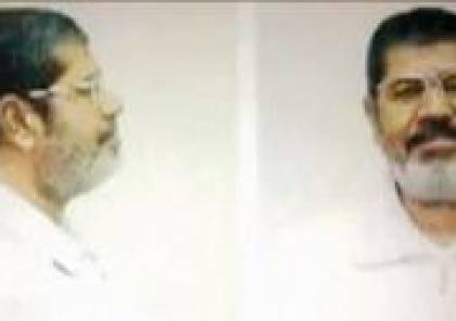 اول صور للرئيس المصري المعزول مرسي بالملابس البيضاء داخل السجن