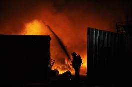 الشرطة : إحراق 6 منازل في مخيم العروب على خلفية وفاة مواطن