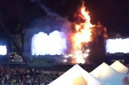 اسبانيا : اجلاء 22 ألف شخص من مهرجان للموسيقى بعد حريق هائل