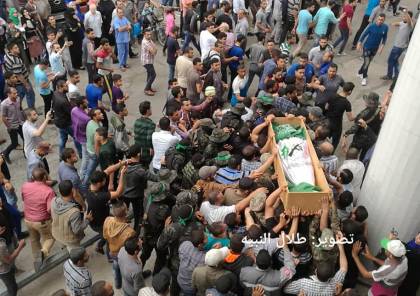 صور : انطلاق مواكب تشييع شهداء القسام بغزة