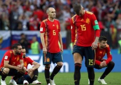 1000 تمريرة لم تشفع لإسبانيا أمام روسيا